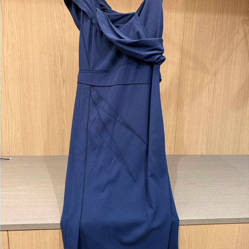 Zac Posen Midnight Blue knee length dress